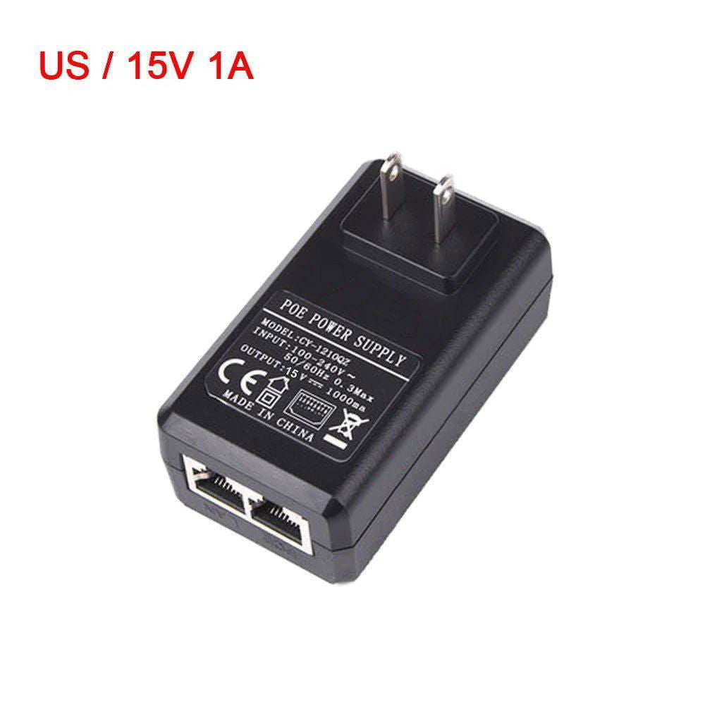 1000Mbps POE Injector 15V1A/24V1A/48V0.5A Output EU US Plug For CCTV IP Camera Power Supply POE Adapter Phone AP - a1 - z1