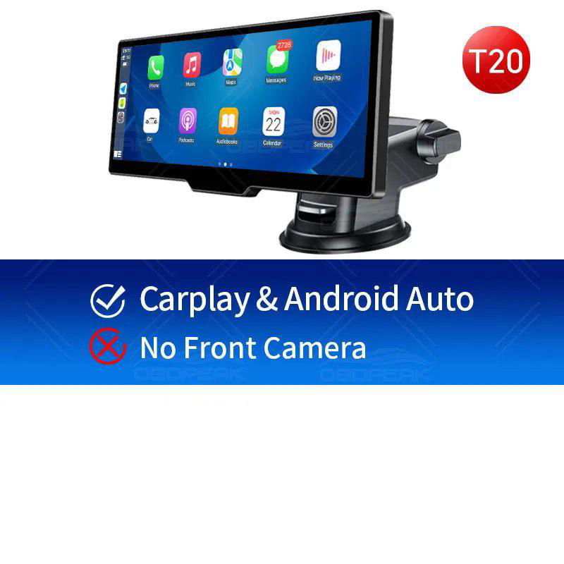 10.26" Dash Cam Rearview Camera Wifi Carplay & Android Auto 4K DVR GPS Navigation Video Recorder Dashboard Dual Len 24H Park AUX - a1 - z1