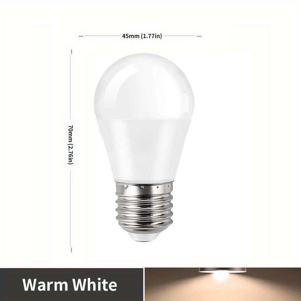 10PCS E26 3W LED Bulbs Are Equivalent To 30W Incandescent Lamps, Cold White 6000K Warm White 3000K 300 Lumen Ultra - bright Bulb Lamps Are Applicable To Living Room, Kitchen, Bedroom And Office - a1 - z1