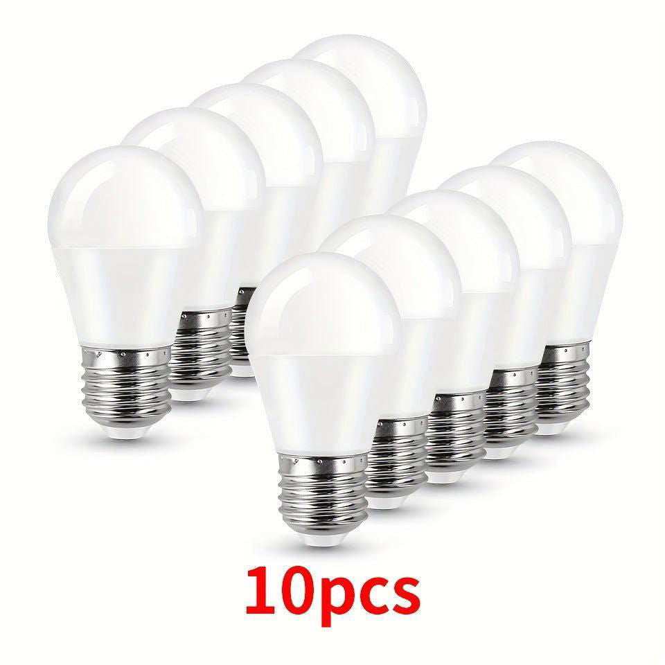 10PCS E26 3W LED Bulbs Are Equivalent To 30W Incandescent Lamps, Cold White 6000K Warm White 3000K 300 Lumen Ultra - bright Bulb Lamps Are Applicable To Living Room, Kitchen, Bedroom And Office - a1 - z1