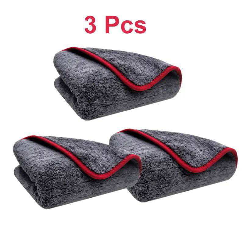 1200GSM Car Detailing Microfiber Towel Cleaning Rag for Car Drying Car Wash Car Care Cloth Detailing Car Washing Kitchen - a1 - z1