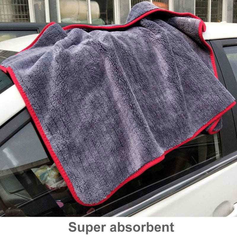 1200GSM Car Detailing Microfiber Towel Cleaning Rag for Car Drying Car Wash Car Care Cloth Detailing Car Washing Kitchen - a1 - z1