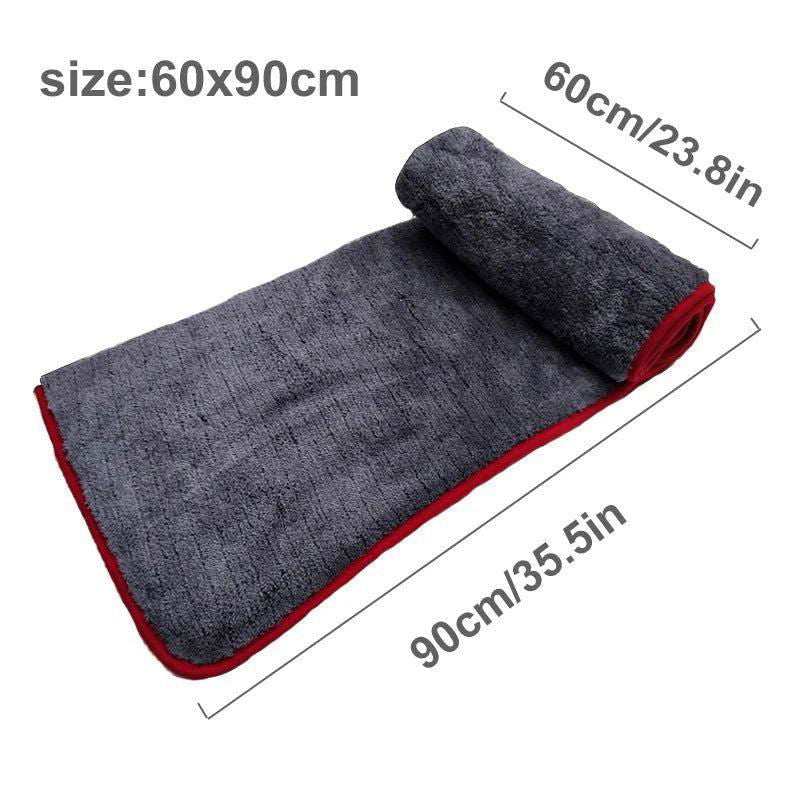 1200GSM Car Detailing Microfiber Towel Cleaning Rag for Car Drying Car Wash Car Care Cloth Detailing Car Washing Kitchen - a1 - z1