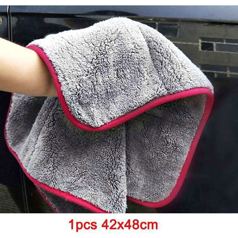 1200GSM Car Detailing Microfiber Towel Cleaning Rag for Car Drying Car Wash Car Care Cloth Detailing Car Washing Kitchen - a1 - z1