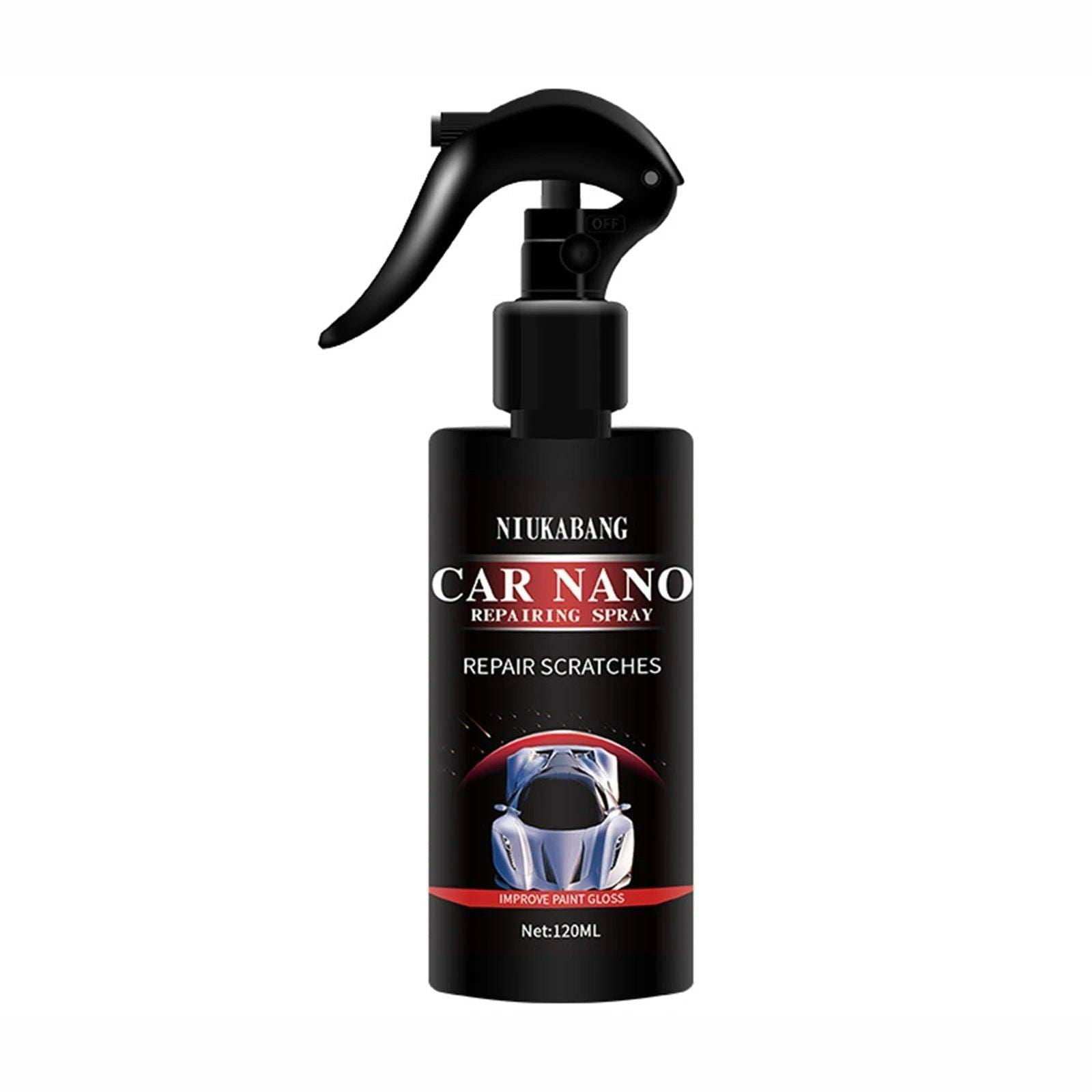 120ml Car Nano Repairing Spray Products Repair Scratches Detailing Coating Agent Glossy Car Cleaning Ceramic Coat for Automobile - a1 - z1