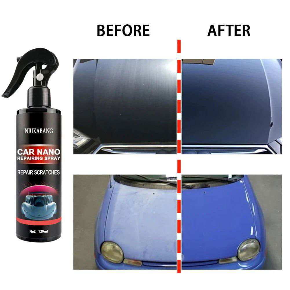 120ml Car Nano Repairing Spray Products Repair Scratches Detailing Coating Agent Glossy Car Cleaning Ceramic Coat for Automobile - a1 - z1