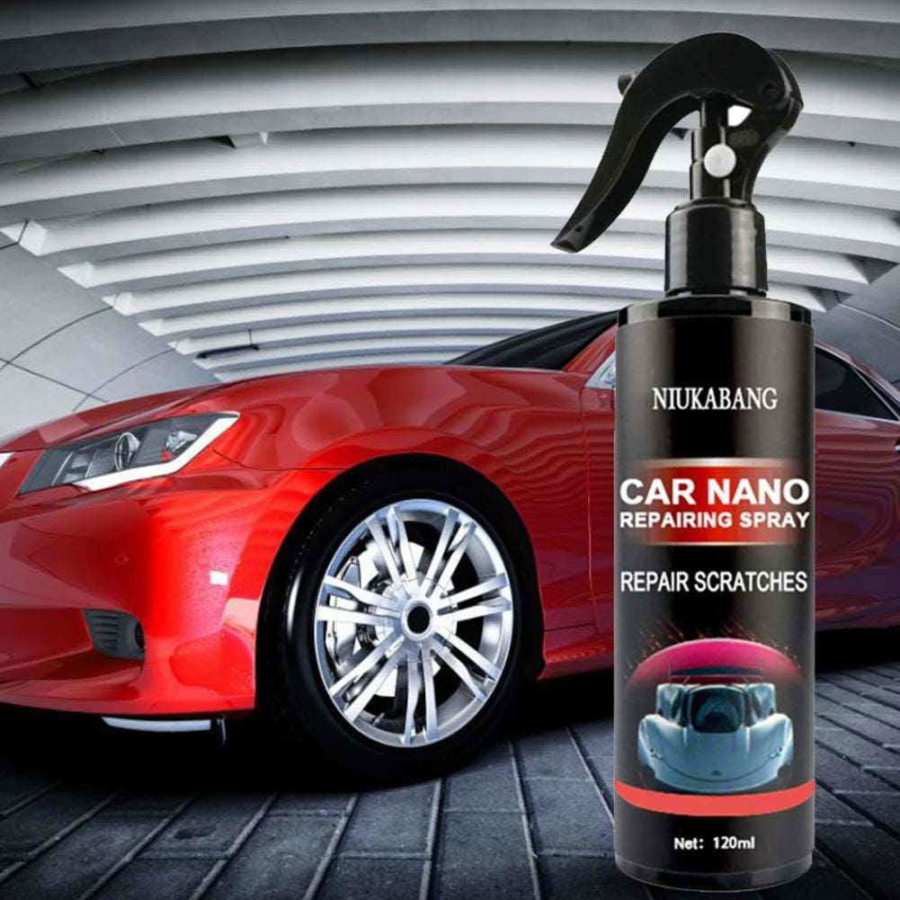 120ml Car Nano Repairing Spray Products Repair Scratches Detailing Coating Agent Glossy Car Cleaning Ceramic Coat for Automobile - a1 - z1