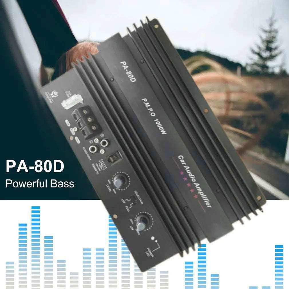 12V 1000W Amplifier Board Mono Car Audio Power Amplifier Powerful Bass Subwoofers Amp for Car Modification PA - 80D - a1 - z1