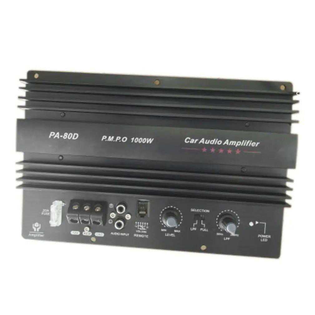 12V 1000W Amplifier Board Mono Car Audio Power Amplifier Powerful Bass Subwoofers Amp for Car Modification PA - 80D - a1 - z1