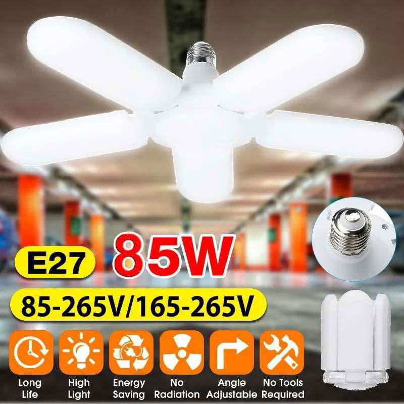 20000lm Universal Fan Lamp Foldable Led Bulbs Adjustable Shop Ceiling Lamp Car Accessories Led Garage Light Led Work Lights - a1 - z1