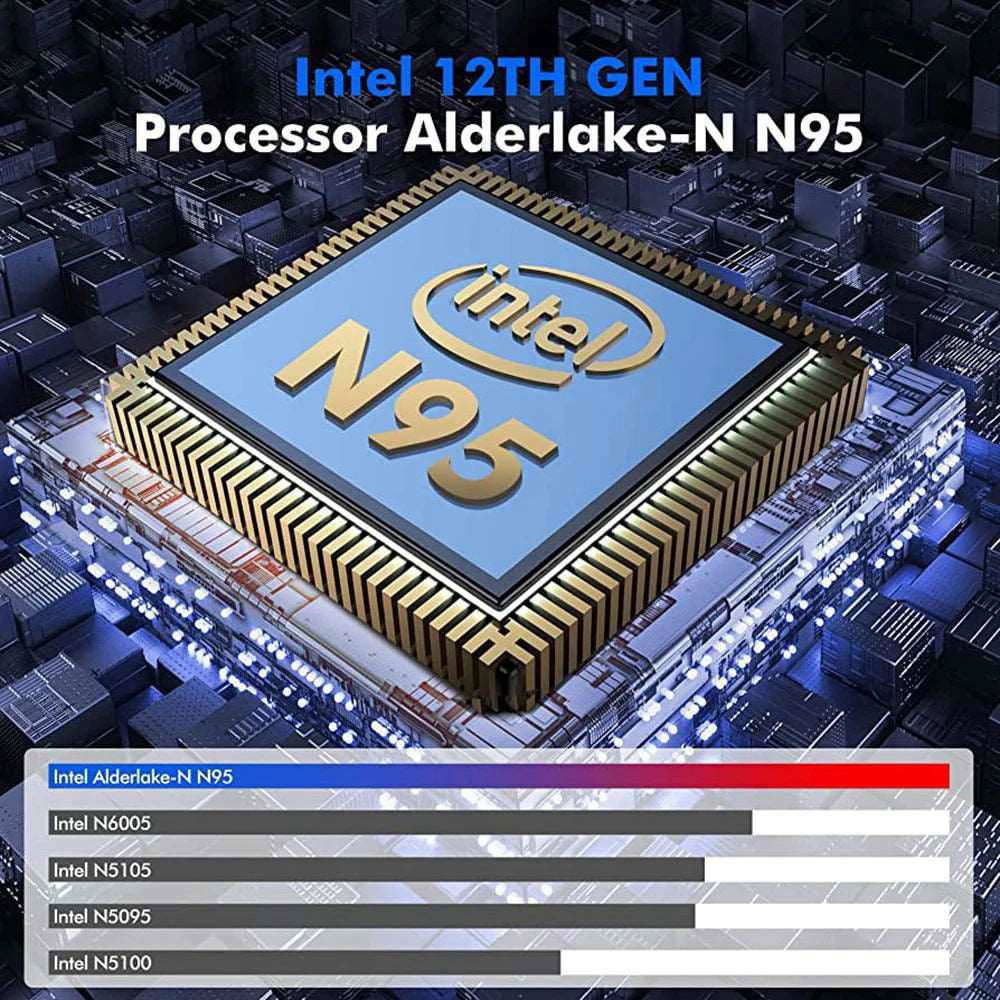 2023 AKPAD Intel Celeron 12Th N95 Laptop Windows 10 11 Pro Office Bluetooth Notebook PC 16G DDR4 16 - inch 1920x1200 IPS Netbook - a1 - z1