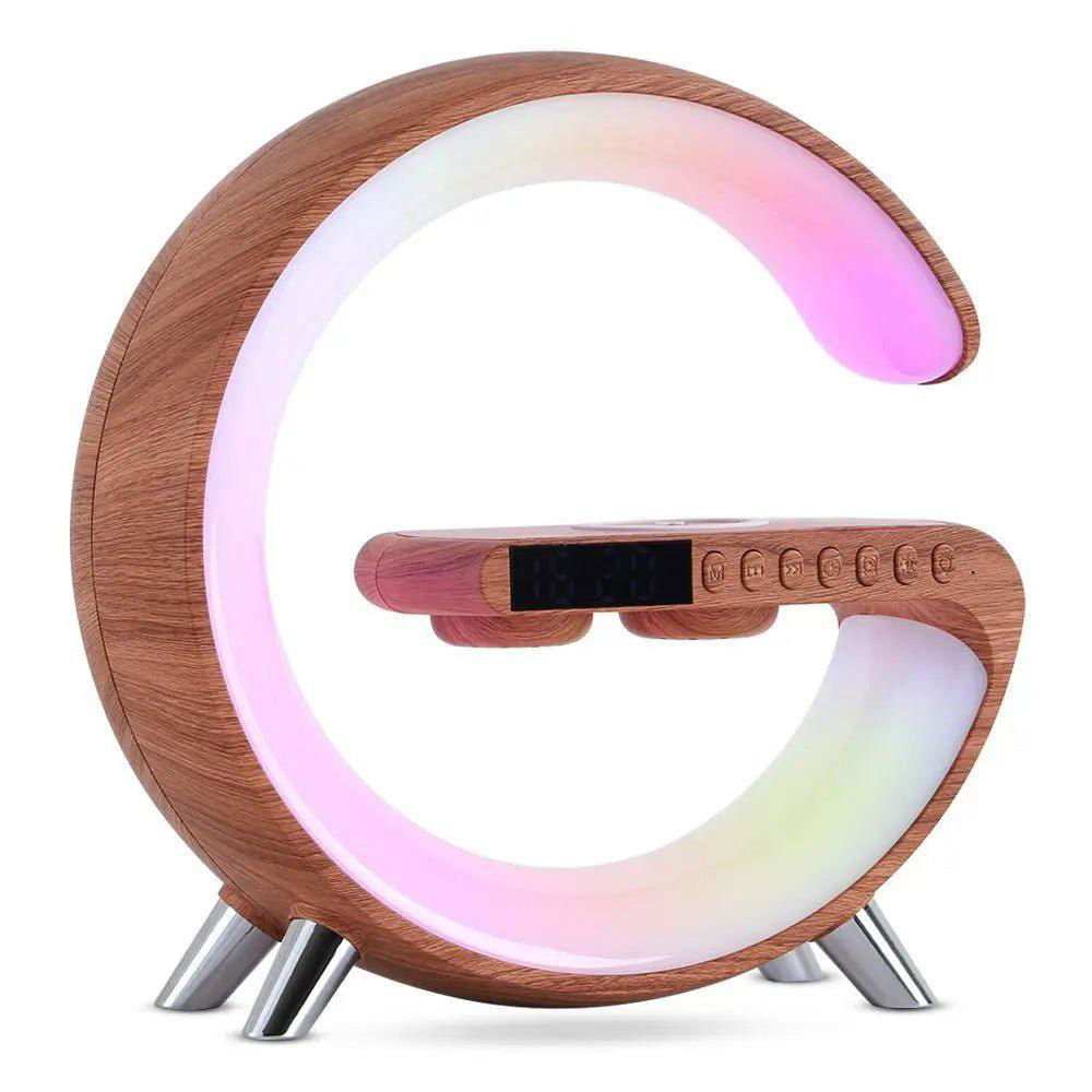 2023 New Intelligent G Shaped LED Lamp Bluetooth Speaker Wireless Charger Atmosphere Lamp App Control For Bedroom Home Decor - a1 - z1