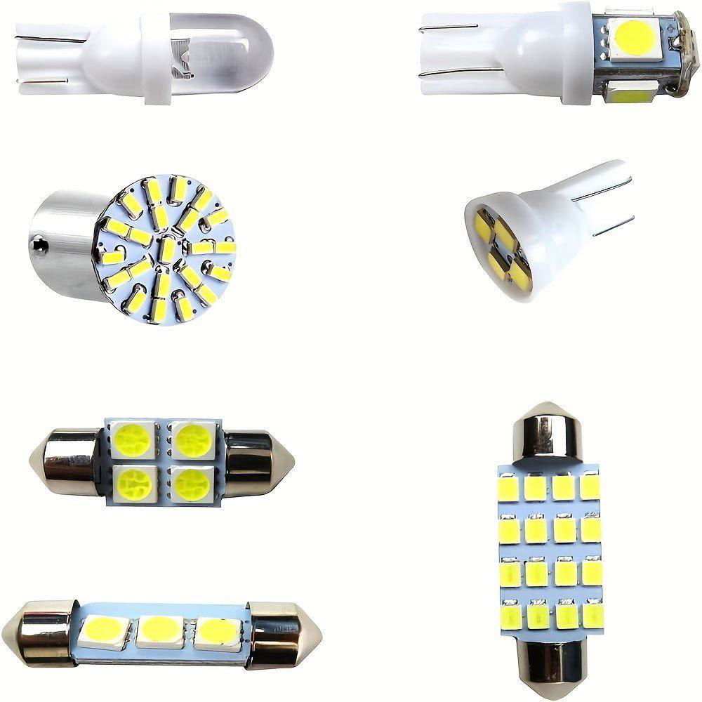 42pcs LED Car Interior Lights - Brighten Your Ride with Xenon White Bulbs! - a1 - z1