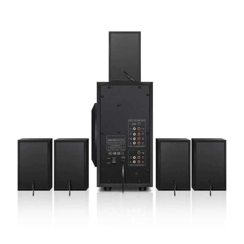 5.1 Channel Home Theater Bluetooth Speaker System Remote Control Touch Subwoofer Wood Speaker Support Bluetooth USB SD FM Radio - a1 - z1