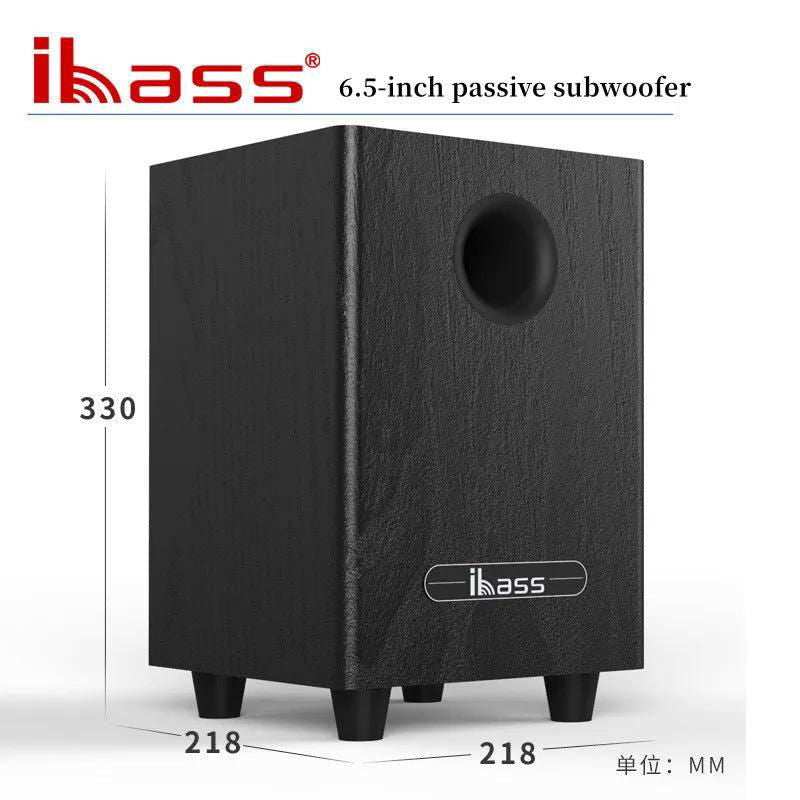 Ibass 100W High Power 6.5" Passive Subwoofer with Home Amplifier and Car Stereo Speakers SW Bass Output Home Theater HIFI System - a1 - z1