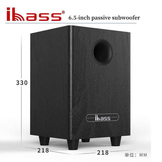 Ibass 100W High Power 6.5" Passive Subwoofer with Home Amplifier and Car Stereo Speakers SW Bass Output Home Theater HIFI System - a1 - z1