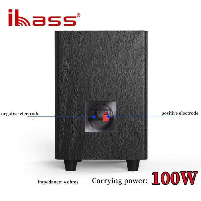 Ibass 100W High Power 6.5" Passive Subwoofer with Home Amplifier and Car Stereo Speakers SW Bass Output Home Theater HIFI System - a1 - z1