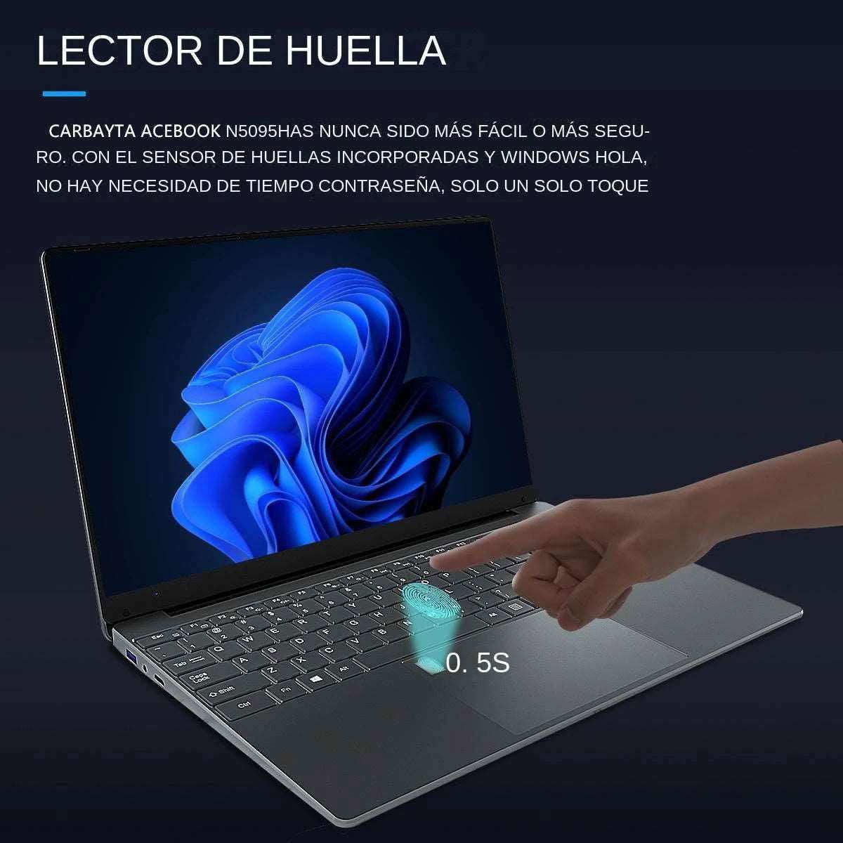 Laptop 15.6 Inch IPS Screen 16GB RAM Intel 11th N5095 Business Netbook Windows 10 11 Pro Gaming Office Notebook Pc Portable - a1 - z1