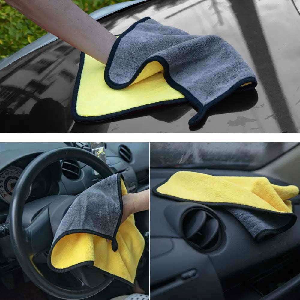 Microfiber Towel Car Microfiber Cloth Wash Towel Microfiber Cleaning Cloth Car Wash Drying Towel Auto Detailing - a1 - z1