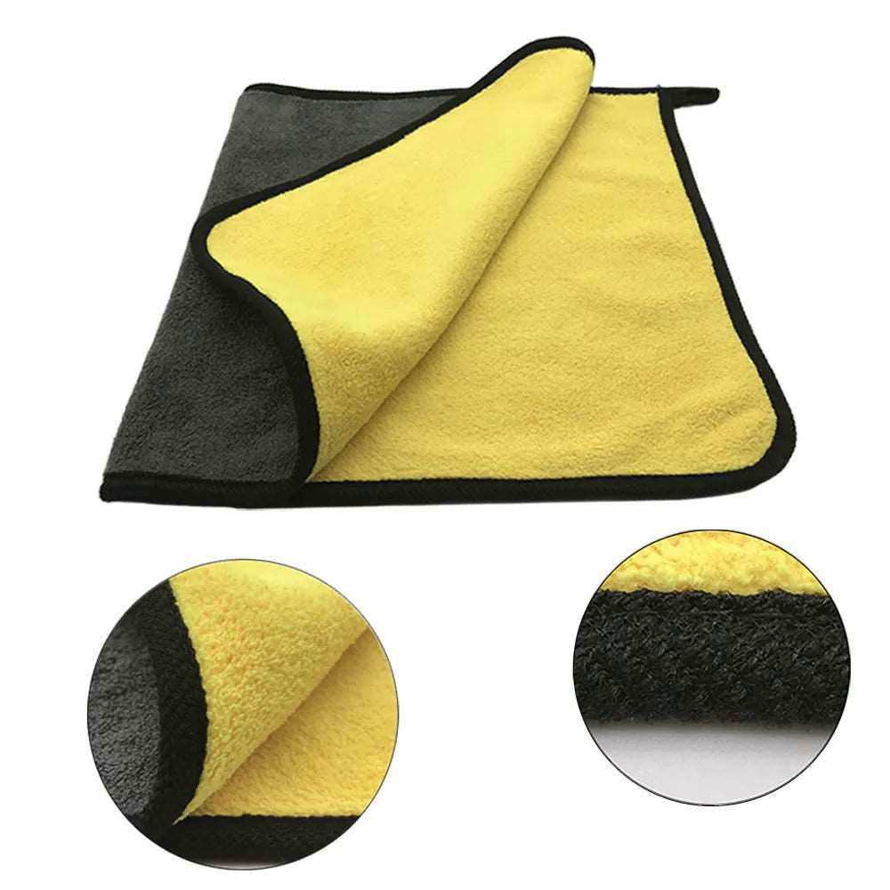 Microfiber Towel Car Microfiber Cloth Wash Towel Microfiber Cleaning Cloth Car Wash Drying Towel Auto Detailing - a1 - z1