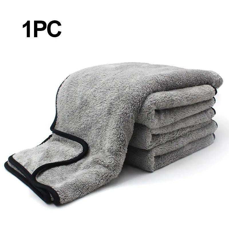 Microfiber Towel Car Wash Accessories 100X40cm Super Absorbency Car Cleaning Cloth Premium Microfiber Auto Towel One - Time Drying - a1 - z1