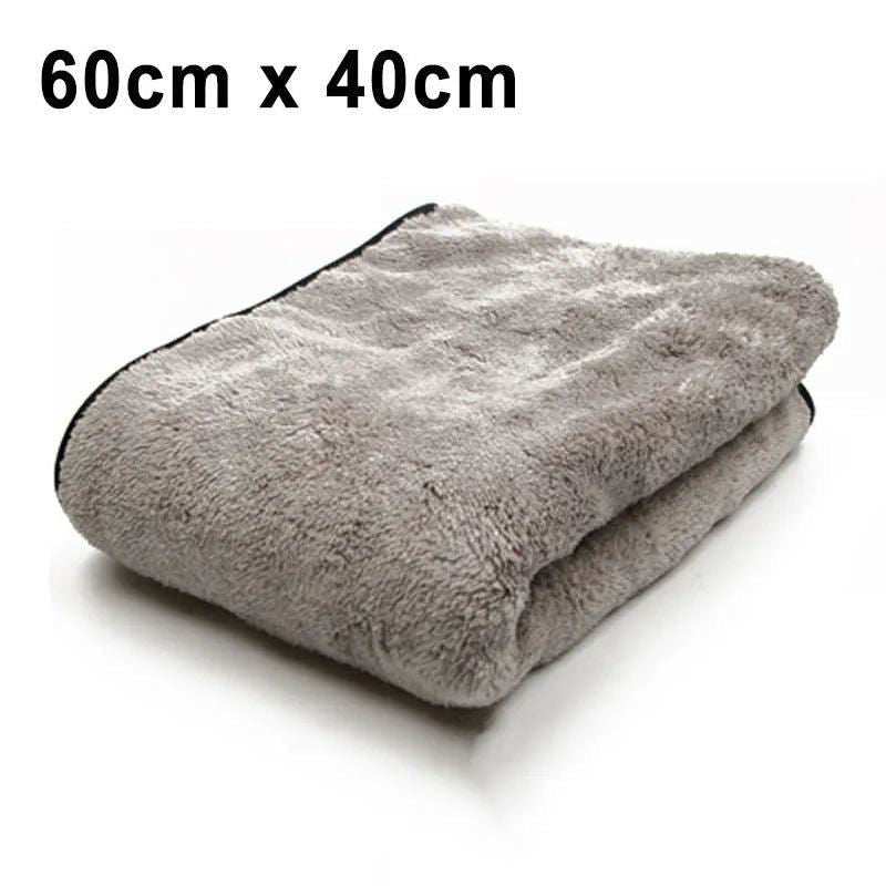 Microfiber Towel Car Wash Accessories 100X40cm Super Absorbency Car Cleaning Cloth Premium Microfiber Auto Towel One - Time Drying - a1 - z1