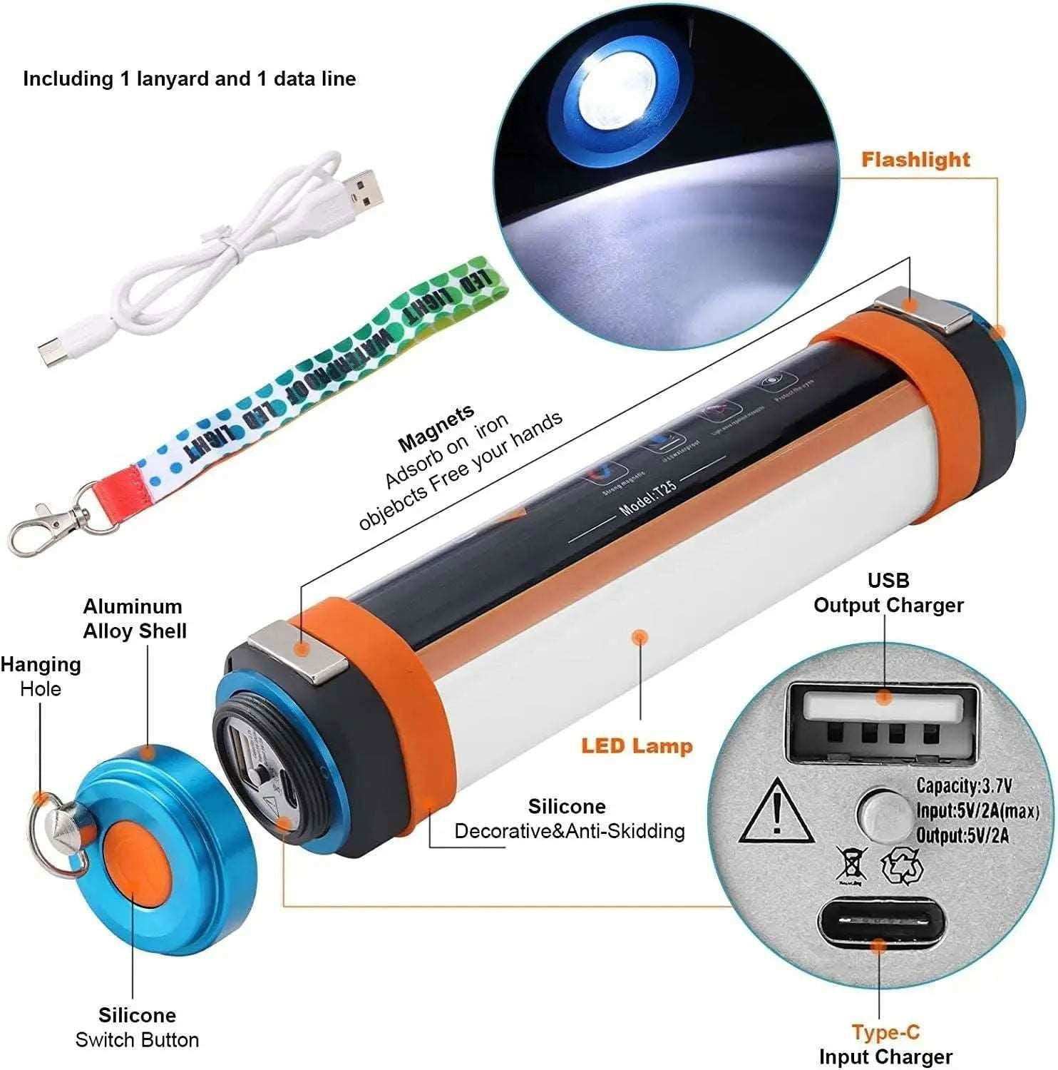 Multifunctional magnetic lamp - a1 - z1