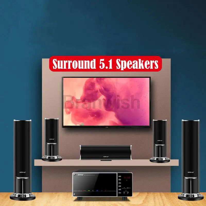 New 100W High - power Home TV Living Room KTV Bluetooth Speaker Surround Sound Subwoofer Speaker 5.1 Home Theater System Audio Set - a1 - z1