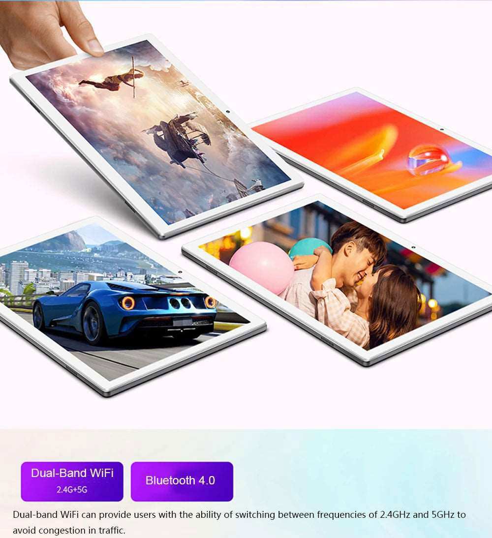 Newest Deca Core Tablet PC 4G LTE Phablet 6GB+128GB 5G WiFi 10.1 inch 1920X1200 IPS Screen планшет Tablette Android 10.0 планшет - a1 - z1