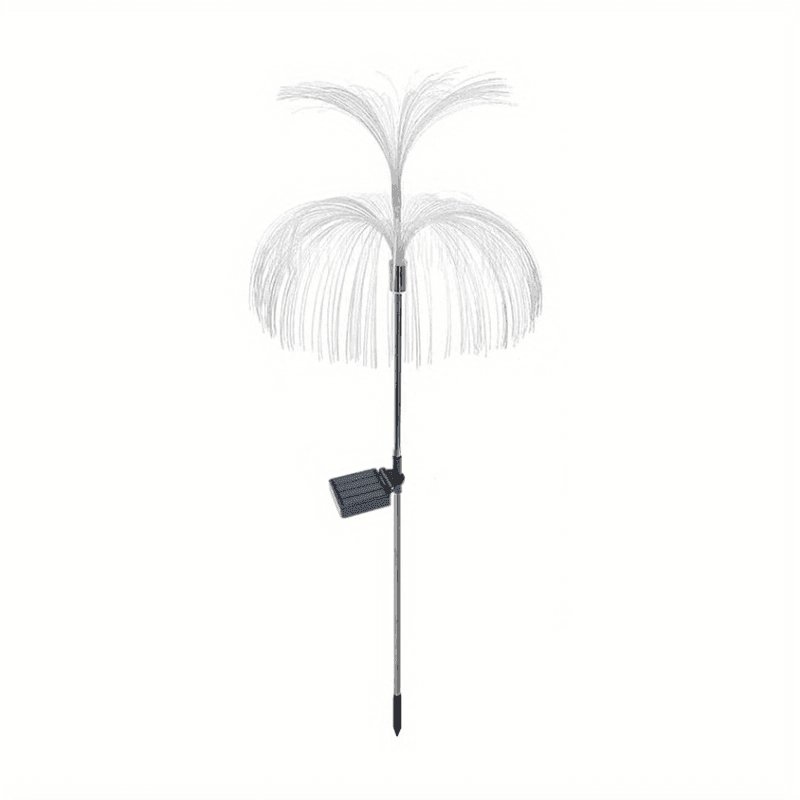 Outdoor LED Waterproof Solar Jellyfish Fiber Optic Light, Garden Lawn Light, For Courtyard Atmosphere Decoration, Christmas & Halloween Decorations - a1 - z1