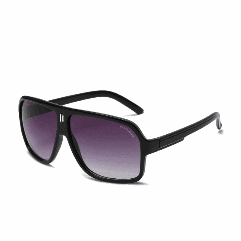 Retro Black unisex Sunglasses - a1 - z1