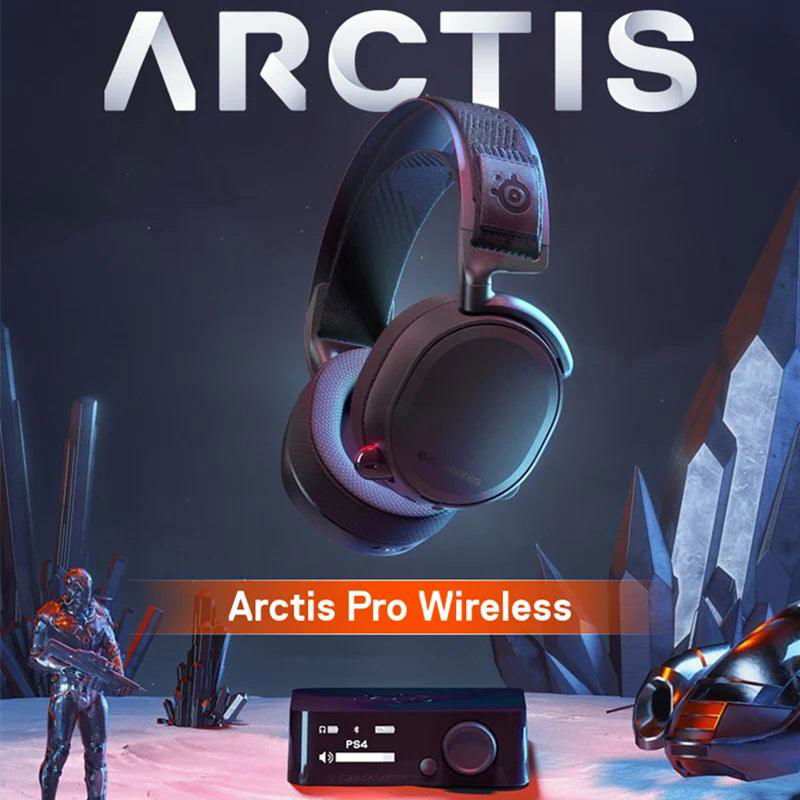 SteelSeries Arctis Pro Wireless Gaming Headset High Fidelity Audio Drivers Wireless + Bluetooth for PS5/PS4 and PC - a1 - z1