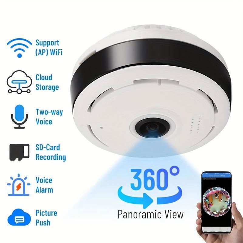 VR360 Panoramic Wireless IP Camera 1080P Indoor Security Monitor Smart Home Monitoring Fisheye Camera V380PRO - a1-z1