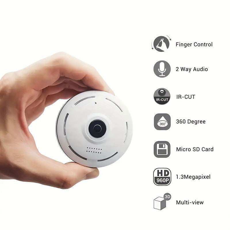 VR360 Panoramic Wireless IP Camera 1080P Indoor Security Monitor Smart Home Monitoring Fisheye Camera V380PRO - a1 - z1