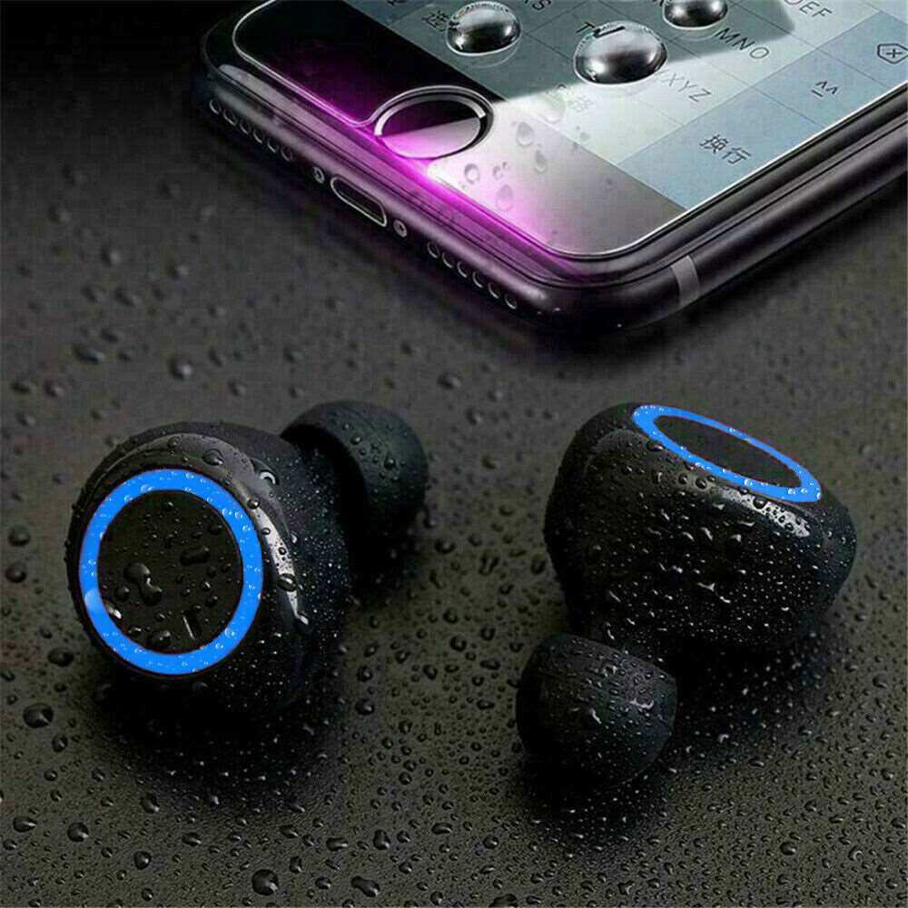 Waterproof Bluetooth 5.0 Wireless Earbuds Headphone Headset Noise Cancelling TWS - a1 - z1