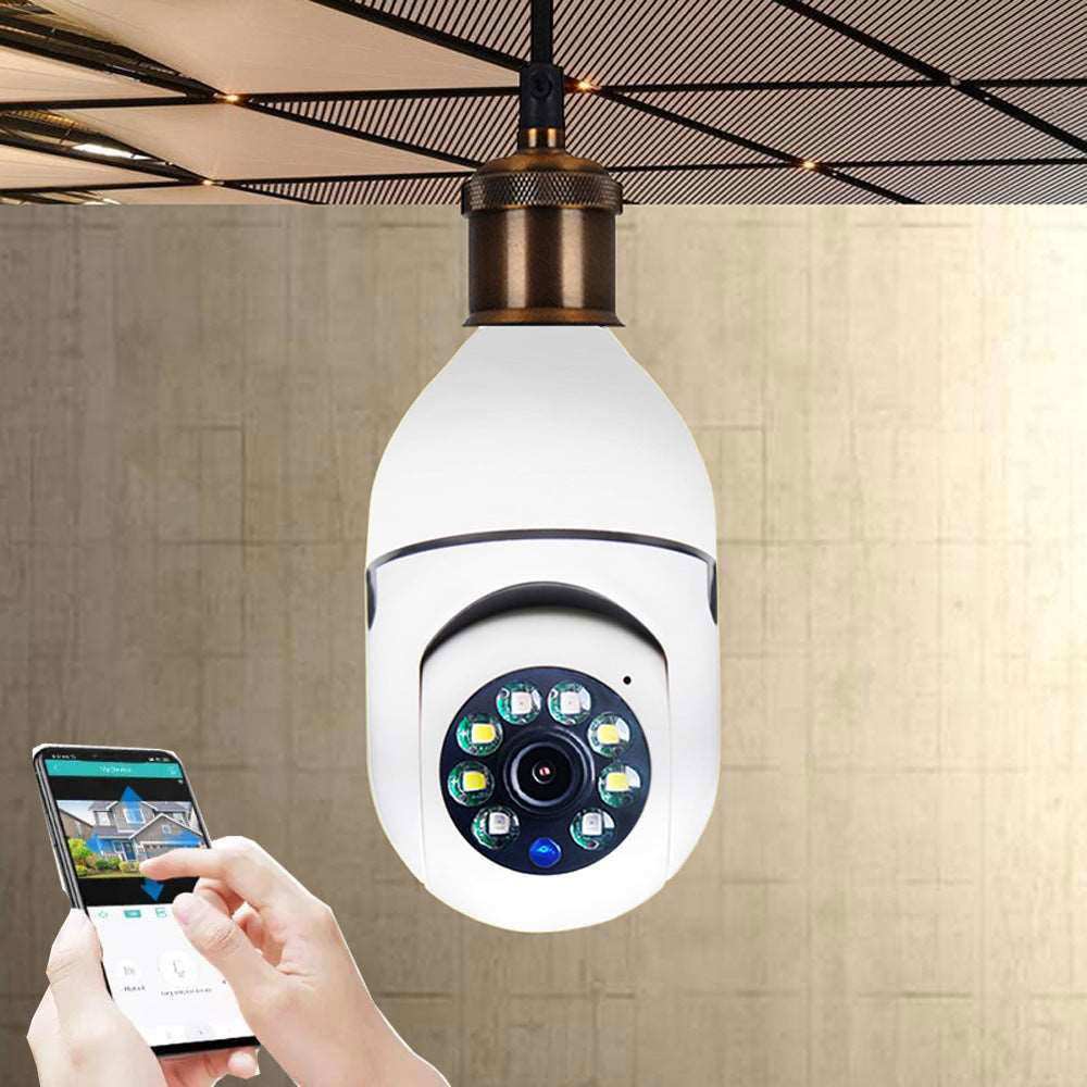 WiFi CAMERA 1080P Bulb 4X Zoom Camera E27 Home 5GWiFi Alarm Monitor - a1 - z1