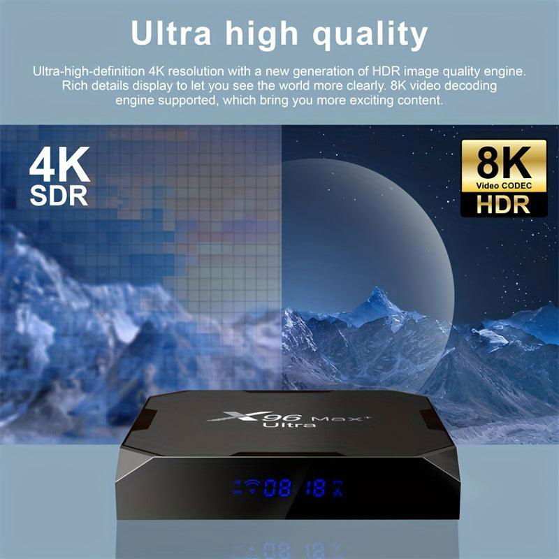 X96Max Plus Ultra Smart TV Box Android 11 Amlogic S905X4 4GB 64GB TVBOX AV1 8K Wifi BT X96 Max Media Player 4GB 32GB Set Top Box - a1 - z1